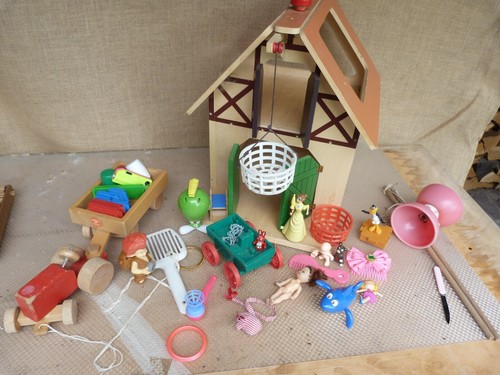 Maison poupee bois avec - de, en