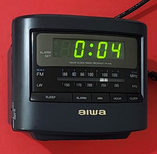 Radio réveil aiwa - radio, fr-a46ez