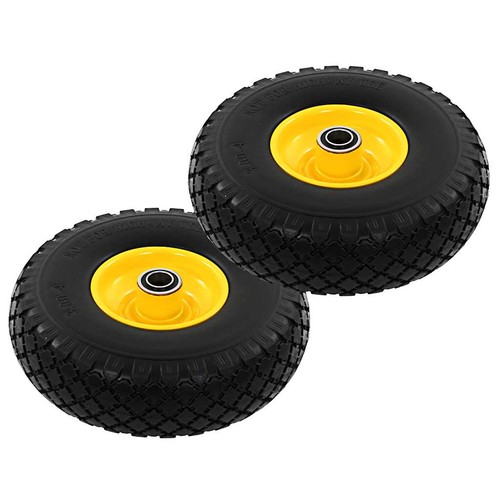 Roue diable pu solide - 2x,