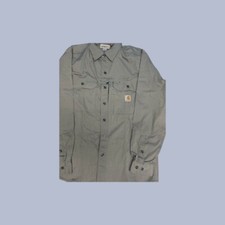 Carhartt Men's Long Sleeve Work Shirt,Grey