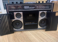 National RS-457 Cassette Radio Boombox STEREO Vintage Showa Japan #W1337