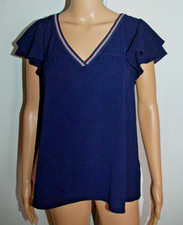 Haut t-shirt bleu marine