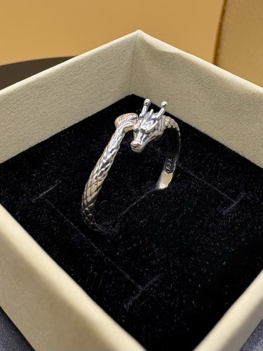 Chevalière bague dragon - /,