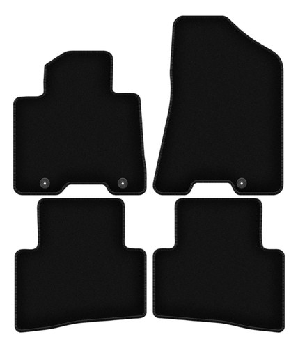Tapis sol velours noir - sol, en