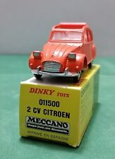 Vintage -  CITROEN 2CV 6   -  Dinky toys  500  Made in Spain 1967 - MIB