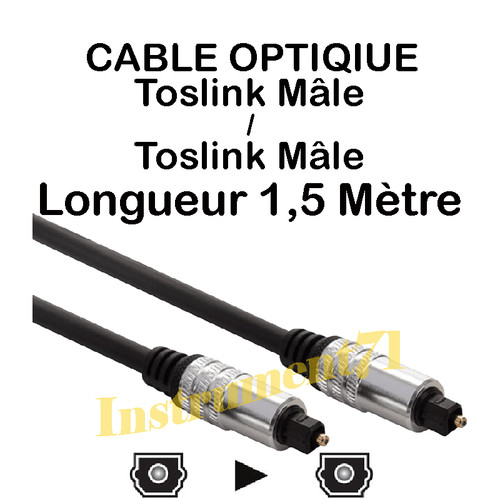Câble optique toslink - 1,