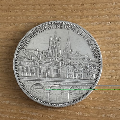 Francs suisse argent 1876 - 5,
