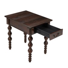 Wood End Table with Drawer