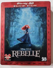 REBELLE Disney Pixar Steelbook Blu Ray 3D + 2 Blu Ray TBE