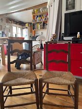 1 Paire De prie dieu anciens Rustiques