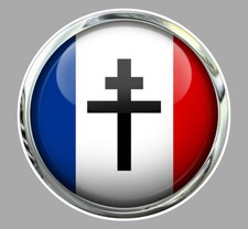 DRAPEAU FRANCE FRANCAIS CROIX