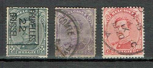 Belgique 1915 1919 1920 lot - , 1915-1919-1920