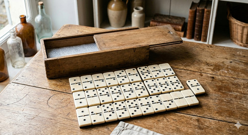 Ancien jeu dominos - dominos, (28)