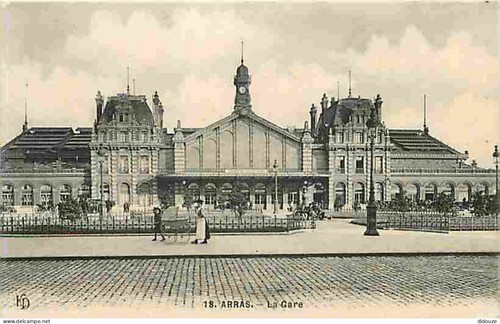 Old postcard arras - old,