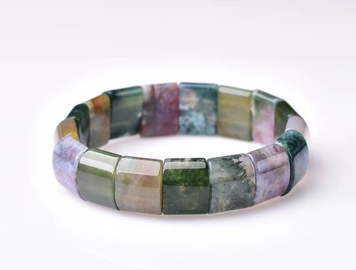 Bracelet perles agate - bracelet,
