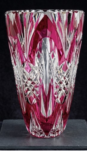 Vase cristal val saint lambert - vase,
