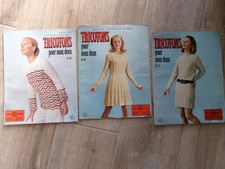 lot Les merveilles du tricot Tricotons pour nous 2  n° 77,82,87 vintage