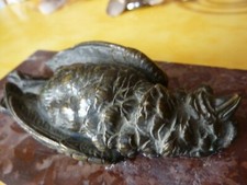 Superbe oiseau en bronze aux