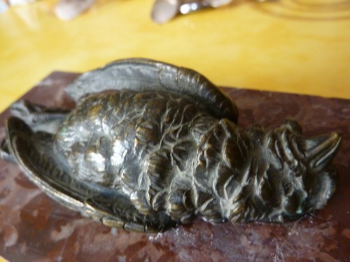 Superbe oiseau bronze aux - oiseau, en