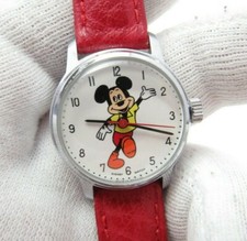MICKEY MOUSE,Avronel UK, Early 70's, Manual Wind RARE Mint! CHARACTER WATCH,355