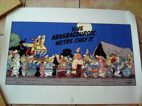 Sérigraphie astérix uderzo - sérigraphie,