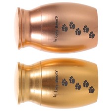  Lot de 2 urnes funéraires en