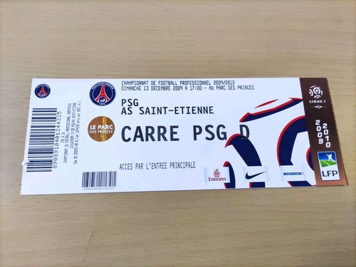 Ticket match psg saint - ticket,