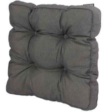 Coussin de Siège 47x47x8 Panama Gris Chaise Habitation Meuble Déco