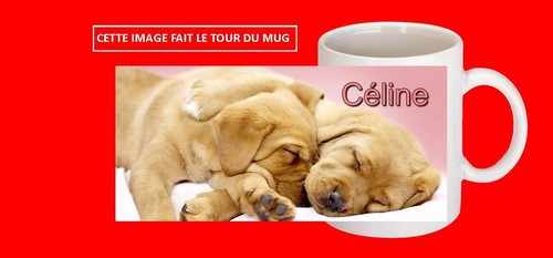Mug tasse ceramique labrador - mug,