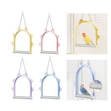 Perchoir à bascule et jouet à mâcher pour perruche calopsitte ou perruche