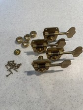 Gotoh GB640 Super Light Weight 4-String Bass Guitar Tuners Set - X-GOLD OPEN BOX