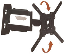 Fixation Support Mural T Télé Lcd plasma 26 à 55 Pc 35kg Bras PLIABLE Pivotant