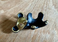 OURSON BOUGEOIR EN LAITON DE