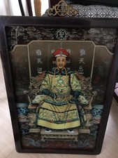 CHINESE CHINA ASIAN JAPAN FAR EAST GLASS FIXED PAINTING PAINTING