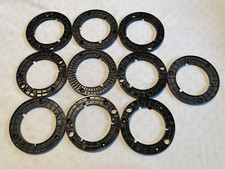 #10 BLACK PLASTIC NAB ADAPTERS FOR NAGRA STELLAVOX STUDER AMPEX