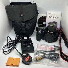 Canon EOS 60D DSLR Camera Body – Boxed Screen Fault  Read Desc - Shutter Working
