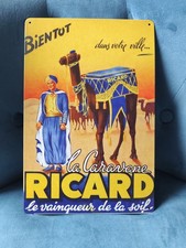 Plaque métal Ricard 20x30cm