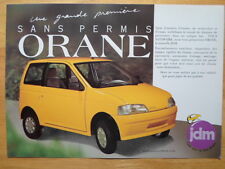 JDM SIMPA ORANE orig 1990s Sans Permis Microcar Sales Leaflet Brochure