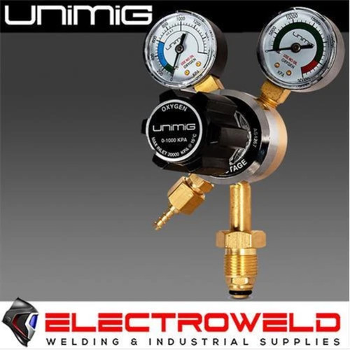 Unimig twin gauge oxygen gas - twin,
