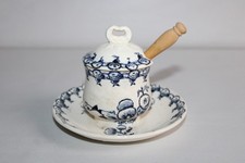 Moutardier en faïence de Gien