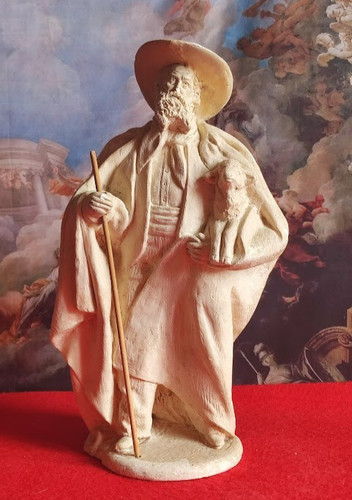 Ancien santon berger - santon, mouton