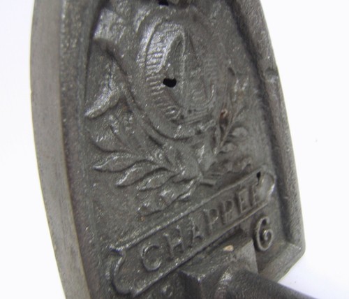 Antique cast iron chappee - cast,
