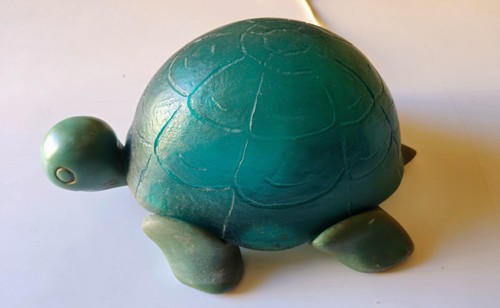 Lampe tortue plastique - en,
