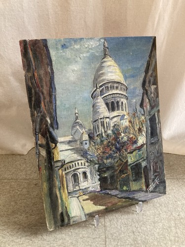 Peinture sur toile signée