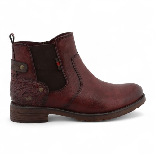 Bottes chelsea bordeaux pour - bottes,