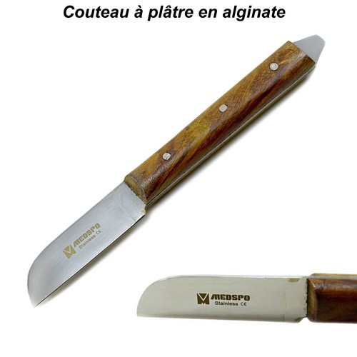 Couteau plâtre alginate - à, en