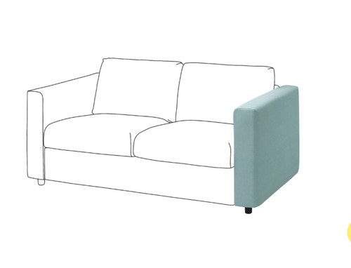 Ikea vimle housse accoudoir - ikea,