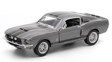 FORD Mustang Shelby GT-500 - 1967 - silvergrey - Kinsmart - 5 inch