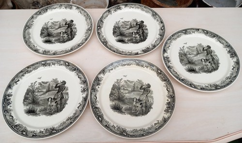 Lot assiettes plates - assiettes,