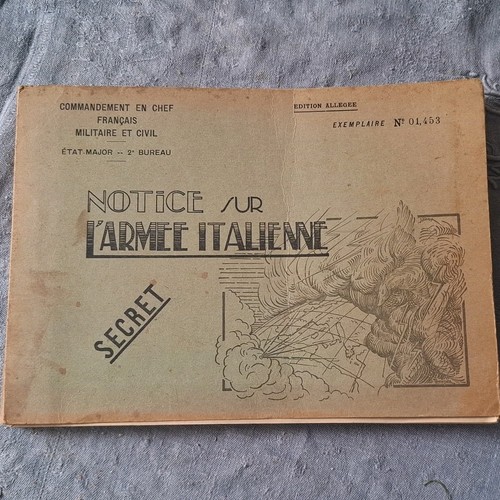 Notice armée italienne - armée,